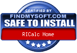 RICalc antivirus report