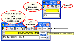 Click for Expression Evaluator screen shot